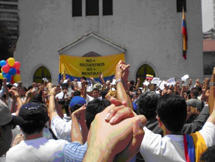 Concentración en Santiago