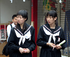 Colegialas japonesas (Foto: Elliot et Zach / Licencia CC)