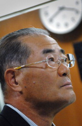 Isao Harimoto, leyenda del béisbol y sobreviviente de la bomba-A de Hiroshima (Foto © Takeichi Kimitaka/Mainichi Shimbun)