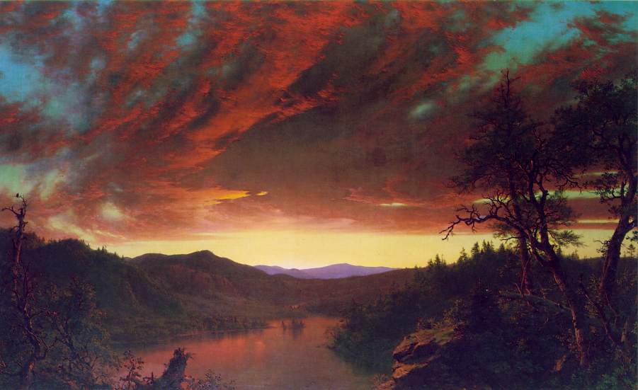 Frederic Erwin Church, Twilight in the Wilderness, 1860