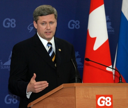 Harper en la cumbre del G8 en 2006 (G8Russia.ru, uso libre)