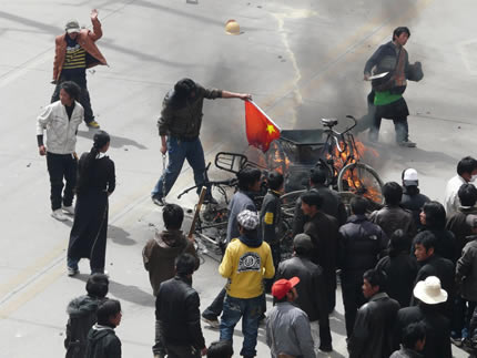 Protestas en Tíbet