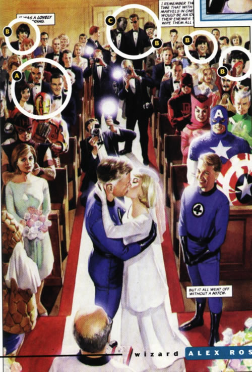 La famosa viñeta del matrimonio de Reed Richards y Sue Storm