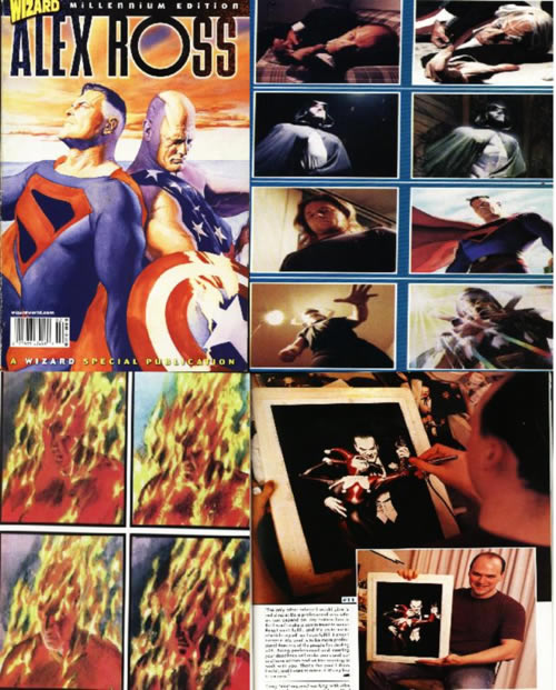 Alex Ross en la revista Wizard