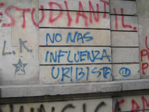 No más influenza uribista