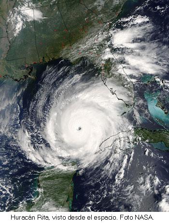 Mapa huracán Rita