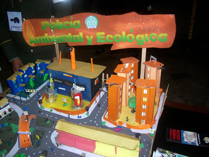 Maqueta de la Policía Ambiental y Ecológica