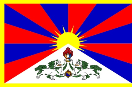 Flag of Tibet - Foto de daviddu - Licencia CC-Atribution-Sharealike