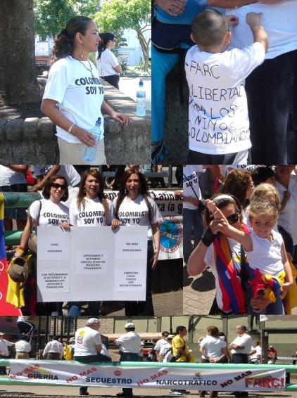 Collage Concentración contra las FARC