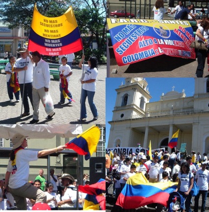 Collage Concentración contra las FARC