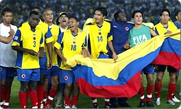 La selección Colombia celebra su triunfo en la Copa América 2003 (Archivo)