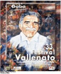 Homenaje a Gabo, 33er. Festival de la Leyenda Vallenata - Pintura al óleo de Misael Martínez