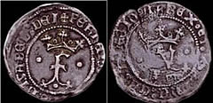 Maravedís, moneda oficial en época de los reyes católicos.