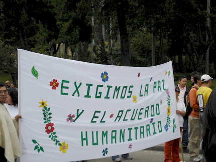 Marcha en Bogotá