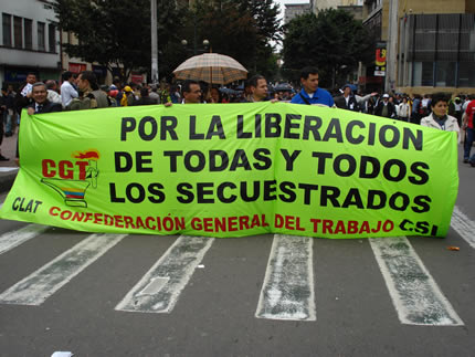 Marcha en Bogotá