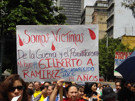 Marcha en Bogotá