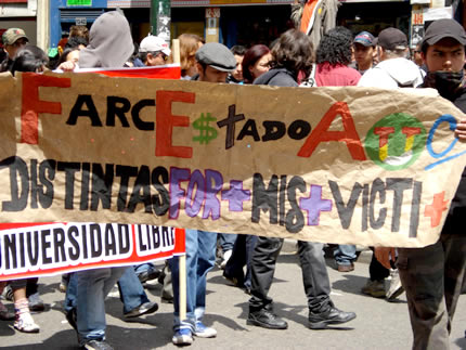 Marcha en Bogotá