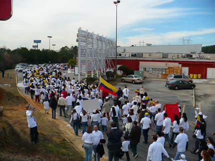 Marcha contra las FARC