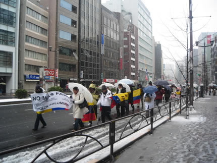 Marcha en Tokio