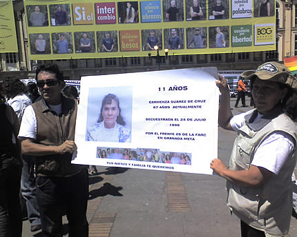 Carmenza Suárez de Cruz, 11 años secuestrada por las FARC
