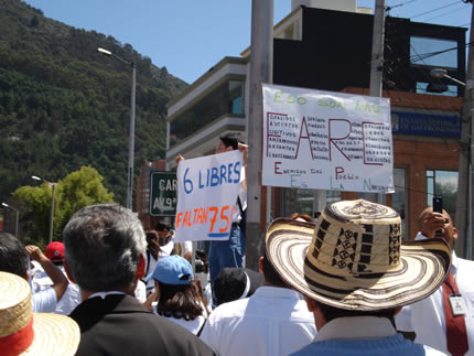 Marcha contra las FARC