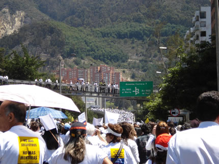 Marcha contra las FARC