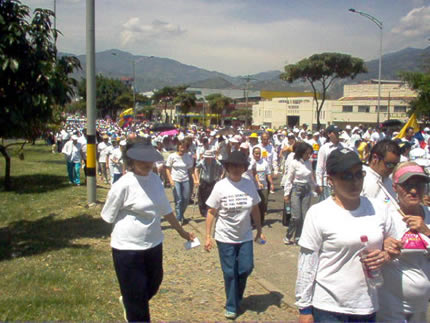 Marcha en Medellín