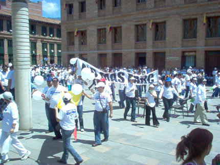 Marcha en Medellín