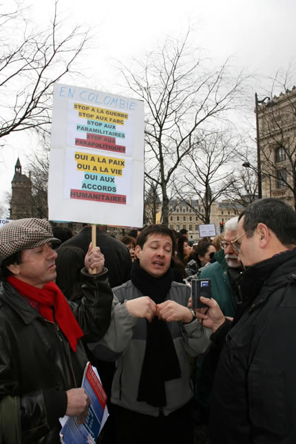 Concentración en París