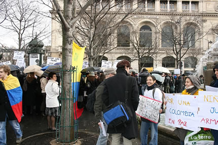 Concentración en París