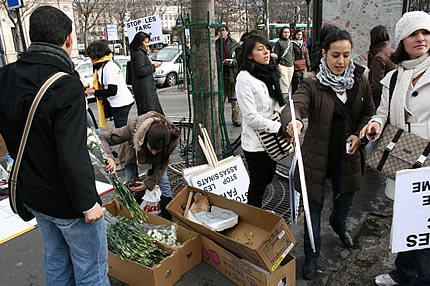 Concentración en París