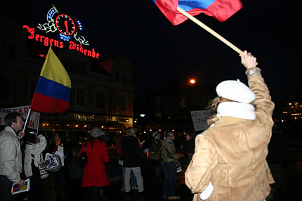 Manifestación en Bergen