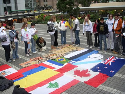 Concentración en Hong Kong