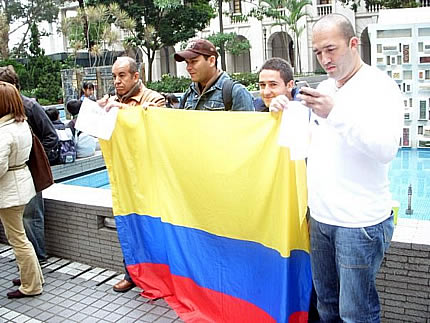 Concentración en Hong Kong