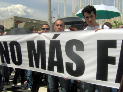 Marcha en Medellín