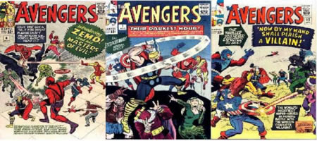 Portadas de The Avengers Portadas de The Avengers