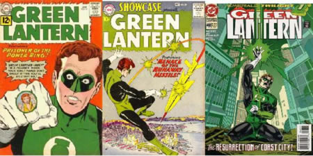Portadas de cómics de Linterna Verde Portadas de cómics de Linterna Verde