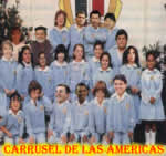 Fotomontaje de los rostros de los presidentes de Colombia, Venezuela, Ecuador, Bolivia, Argentina, Estados Unidos, Bolivia, Chile y Perú sobre algunos personajes de la telenovela mexicana 'Carrusel de las Américas'