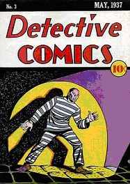 Portada de 'Detective Comics' de mayo de 1937 Portada de 'Detective Comics' de mayo de 1937