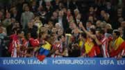 Atlético de Madrid celebra su triunfo