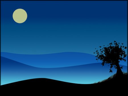 Paisaje nocturno Paisaje nocturno