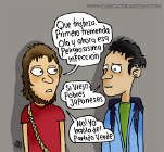 Dos jóvenes conversan: —Qué tristeza: primero tremenda ola y ahora esa peligrosísima infección. —Sí, viejo, pobres japoneses. — ¡No! Yo hablo del Partido Verde