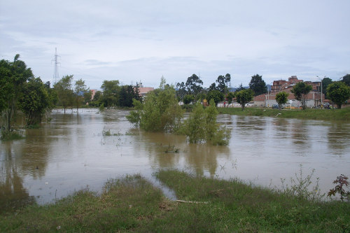 Detrás del estadio Alberto Grisales