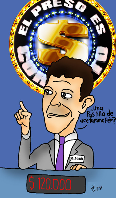 Aparece Carlos Gustavo Palacino, expresidente de Saludcoop, en 'El preso es correcto', tratando de adivinar qué cuesta $120.000: —¿Una pastilla de acetaminofén?